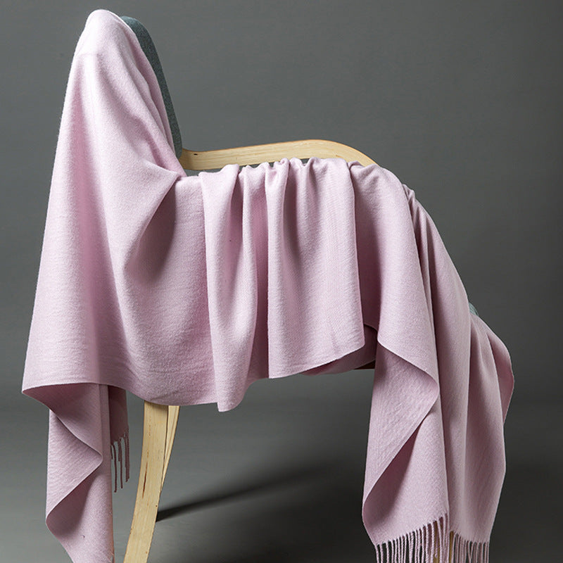 Luxuriöse Cashmere-Mischung Wurfdecke