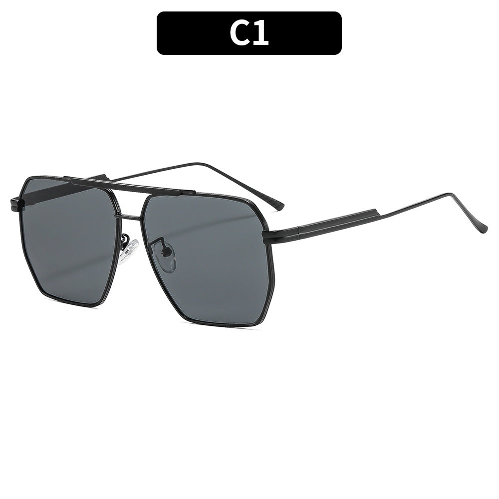 Premium Geometric Shield Sonnenbrille
