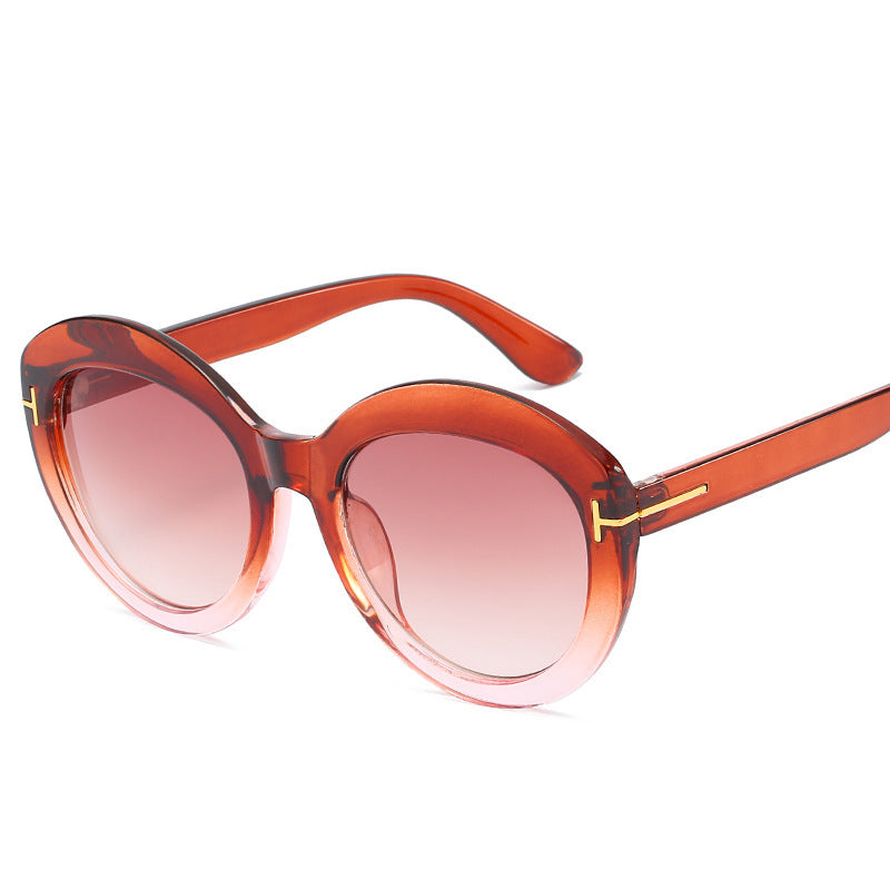 Oversized Gradient Lens Sonnenbrille Brehn