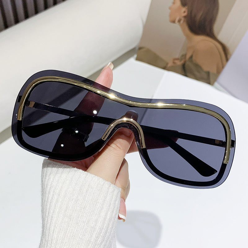 Damen Oversized Fashion Sonnenbrille Brehn