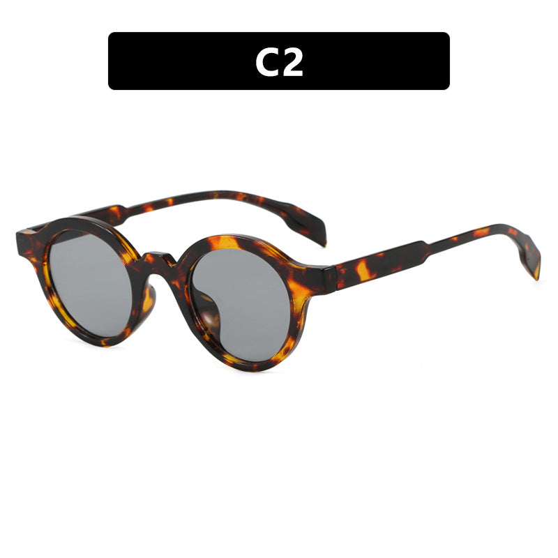 Damen modische runde Sonnenbrille mit hochwertigem, flexiblem Rahmen Brehn