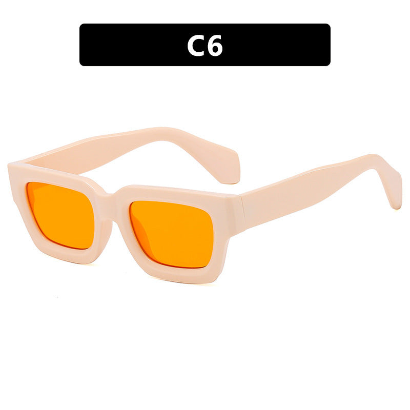 Damen moderne quadratische Sonnenbrille Brehn