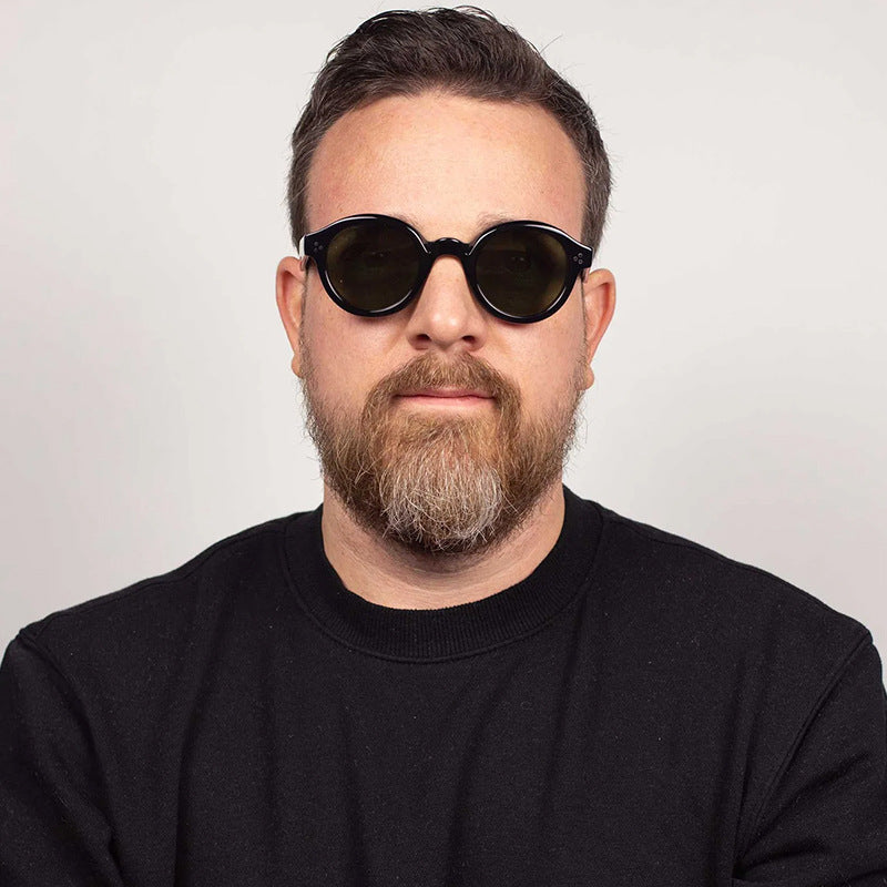 Damen Modische Rund-Sonnenbrille mit stilvollen Akzenten Brehn
