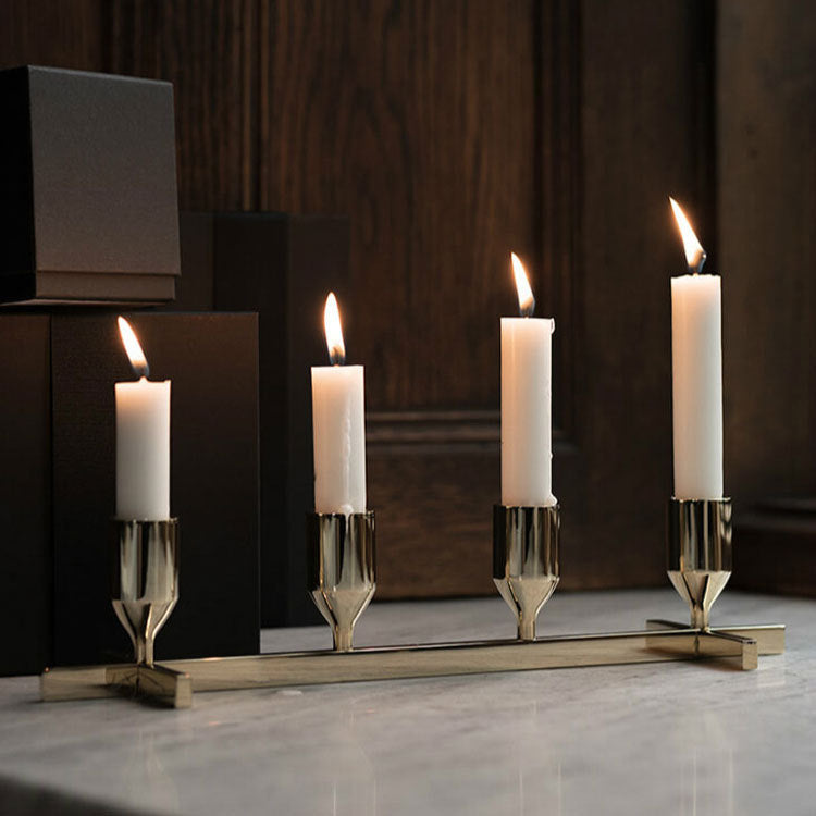 Elegantes modernes Kerzenhalter-Set