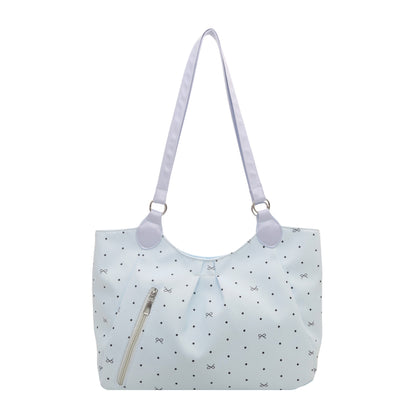 Stilvolle Polka Dot Schulter Tragetasche
