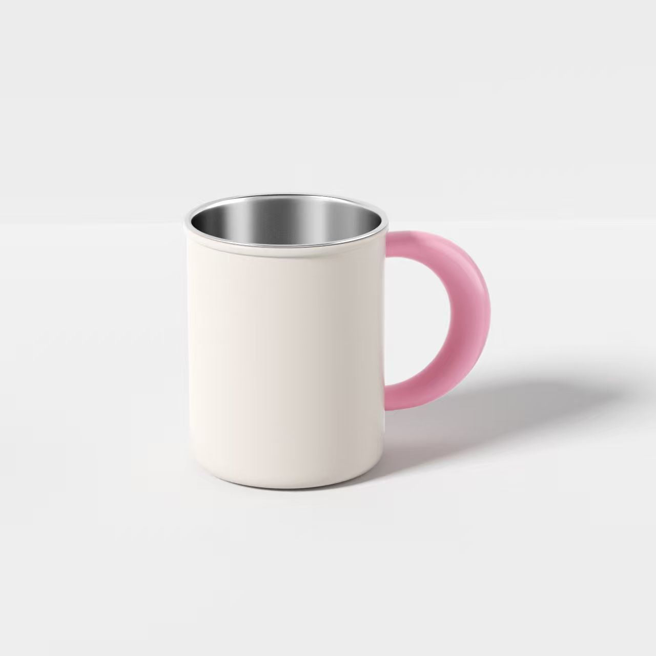 Edelstahl Kaffee- und Teetasse mit Ergonomischem Griff Brehn