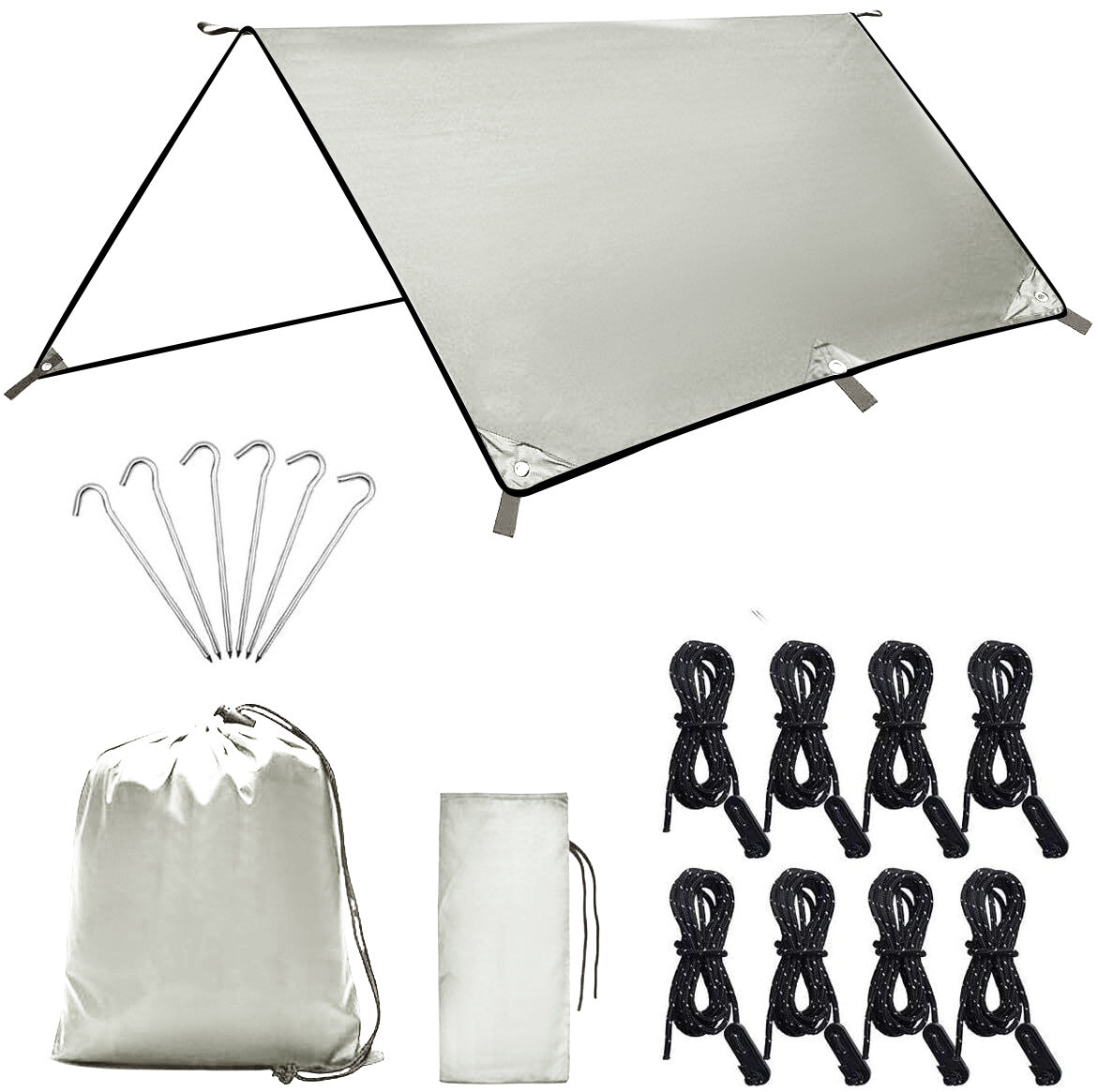 Verstellbares Outdoor-Sonnenschutzdach Brehn