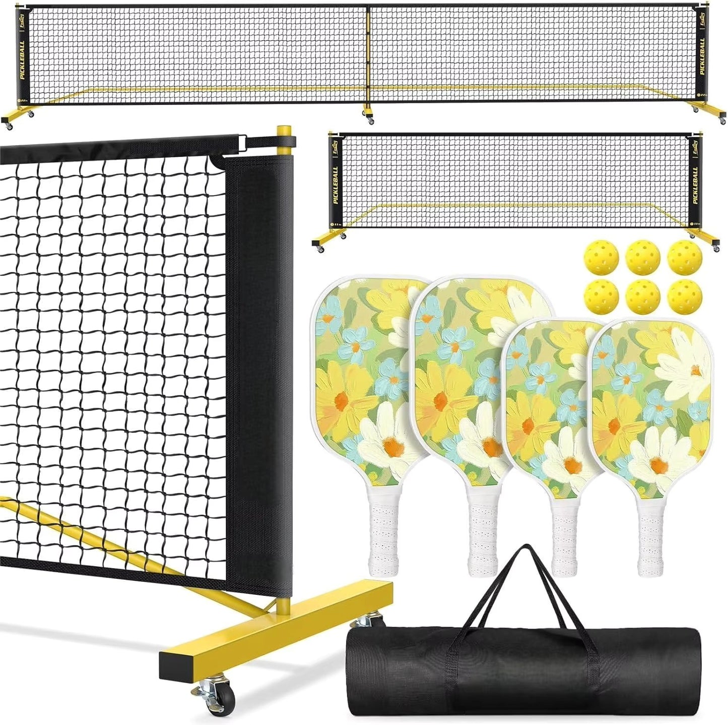 Verstellbares Pickleball-Netzsystem Brehn