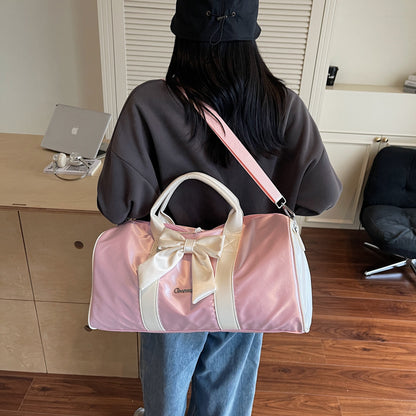 Elegante Schleifen-Akzent Duffel-Tasche Brehn