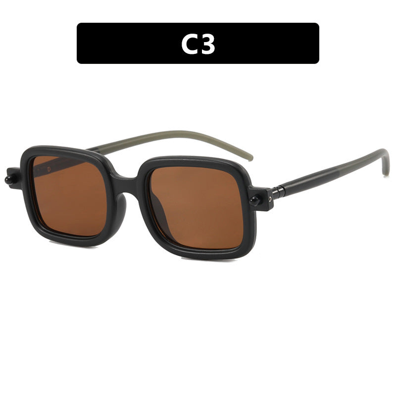 Damen quadratische Sonnenbrille mit trendy Rahmen und komfortablem Sitz Brehn