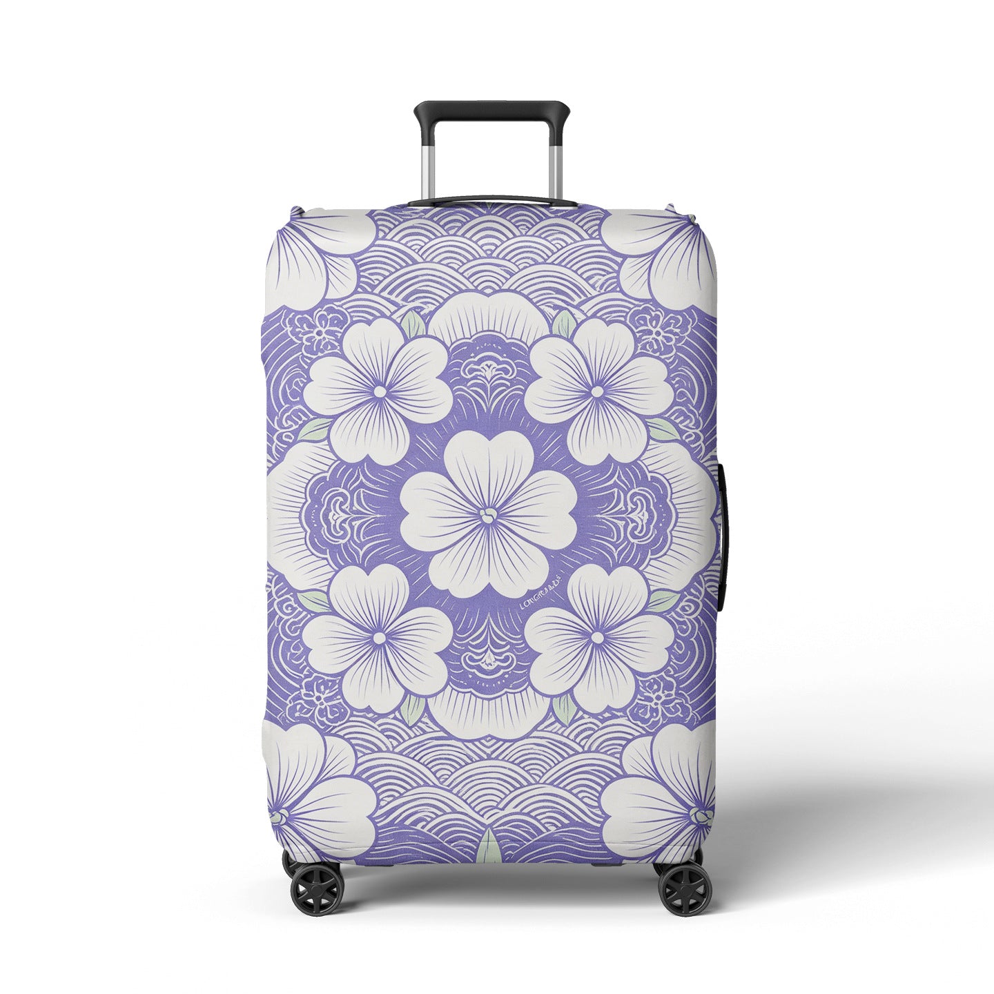 Damen Reisekoffer Brehn Blumendesign mit verstellbarem Griff