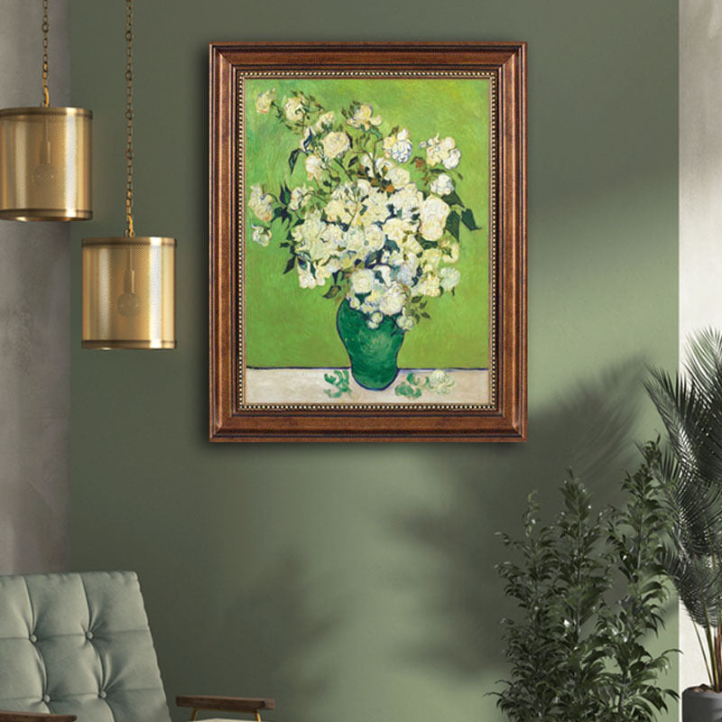 Blumenkunst Leinwanddruck