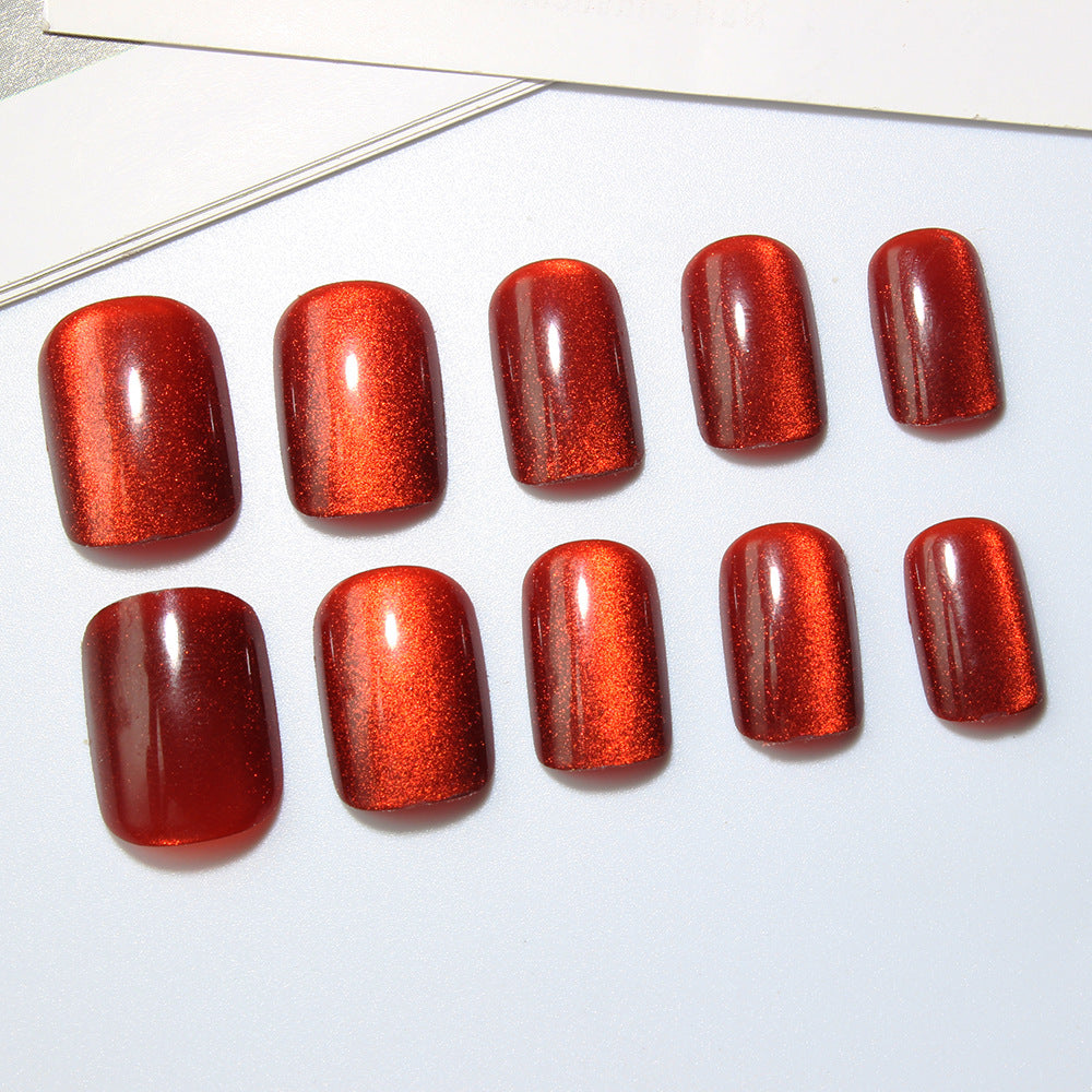 Strahlendes Glitter Gel Nageldesign Brehn