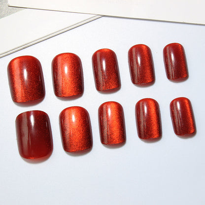 Strahlendes Glitter Gel Nageldesign Brehn