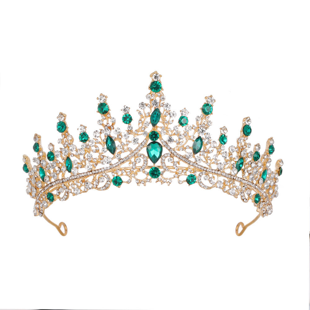 Damen Strass Tiara mit funkelnden Edelsteinen Brehn