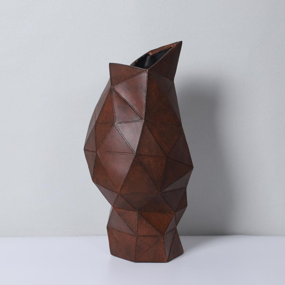 Geometrische Dekorative Blumen Vase
