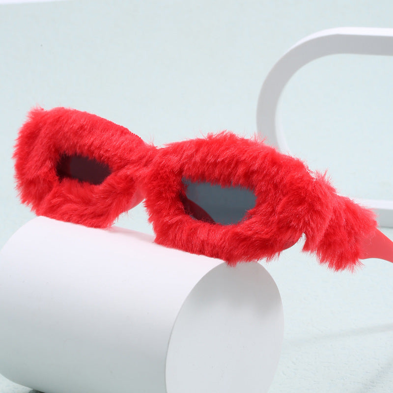 Damen modische Sonnenbrille mit kuscheligem Bezug Brehn