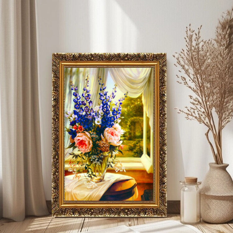 Vintage Blumen Kunstwerk