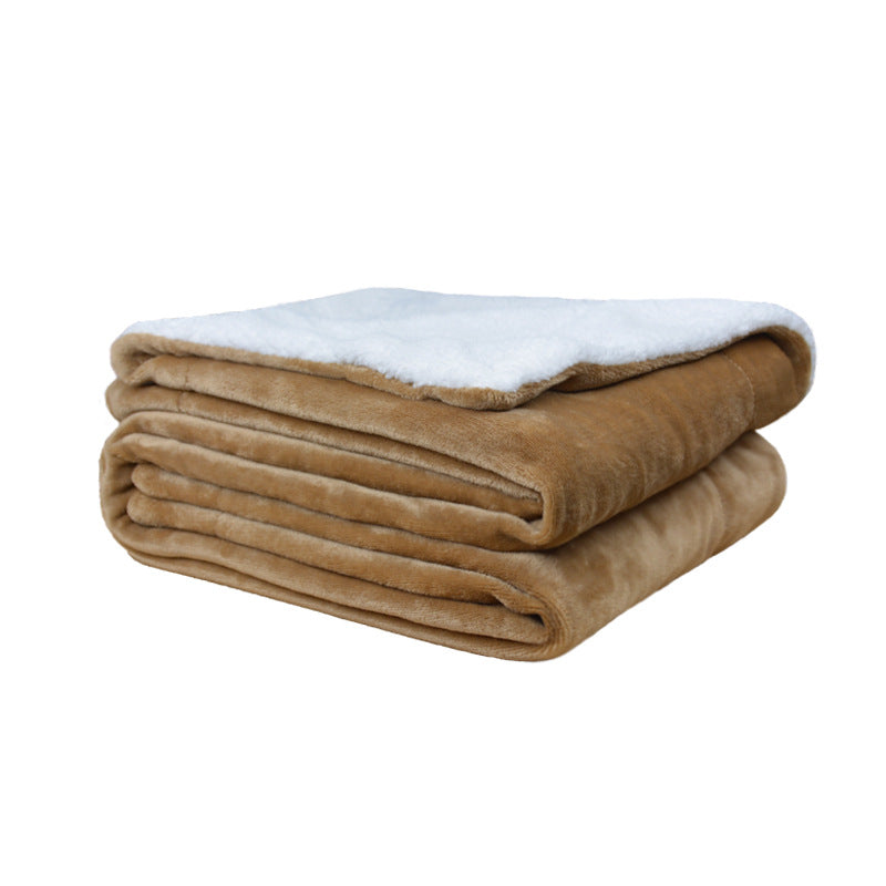Dual-Sided Plüsch Wurfdecke Hundebett