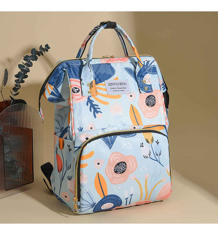 Trendiger Tierdruck Wickelrucksack Brehn