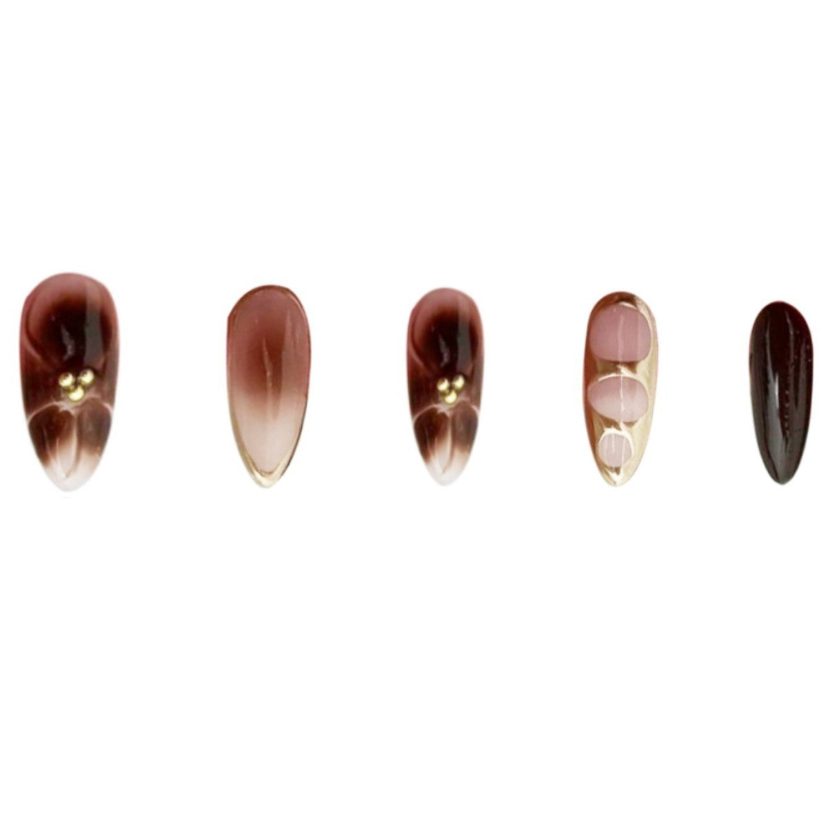 Dekorative Press-On Nagelkunst mit einzigartigem Design Brehn