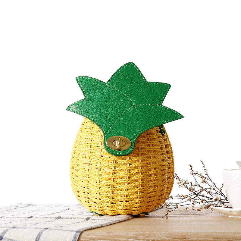 Kreative Korbtasche Im Ananas-Design Brehn