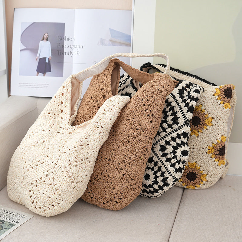 Handgefertigte Häkel-Shopper Tasche Brehn