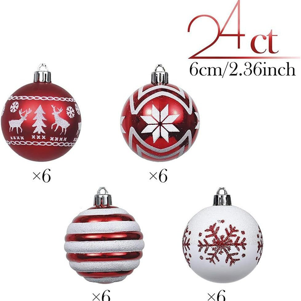 Festliche dekorative Weihnachtsornament-Set Brehn