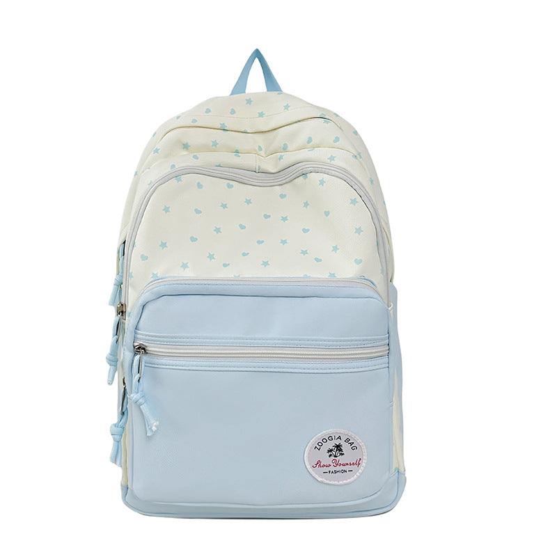 Charmanter schulrucksack mit sternmuster Brehn