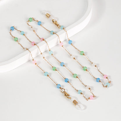 Elegante Perlen Brille Kette Brehn