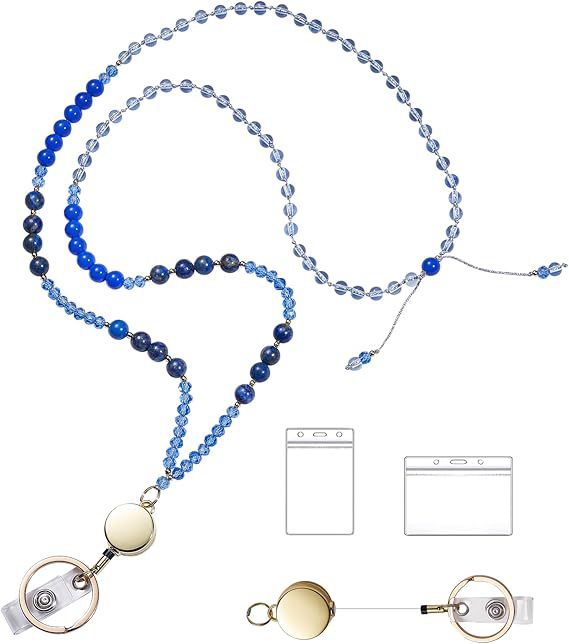 Perlenbrille Lanyard mit Rückzugclip Brehn