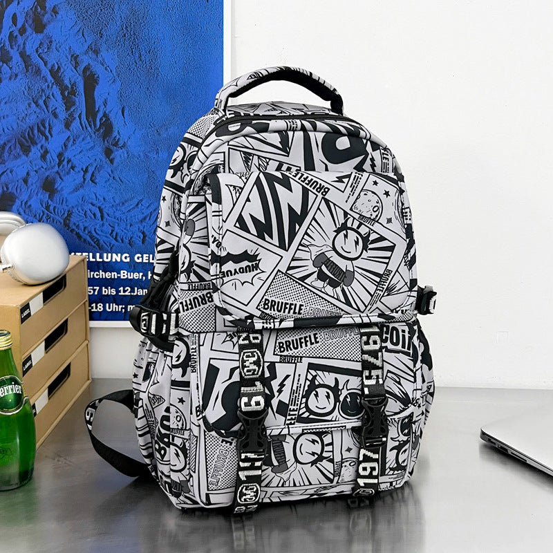 Urban Graphic Print Rucksack Brehn