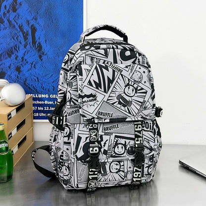 Urban Graphic Print Rucksack Brehn