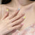 Künstlerisches Florales Design Press-On Nagelset Brehn