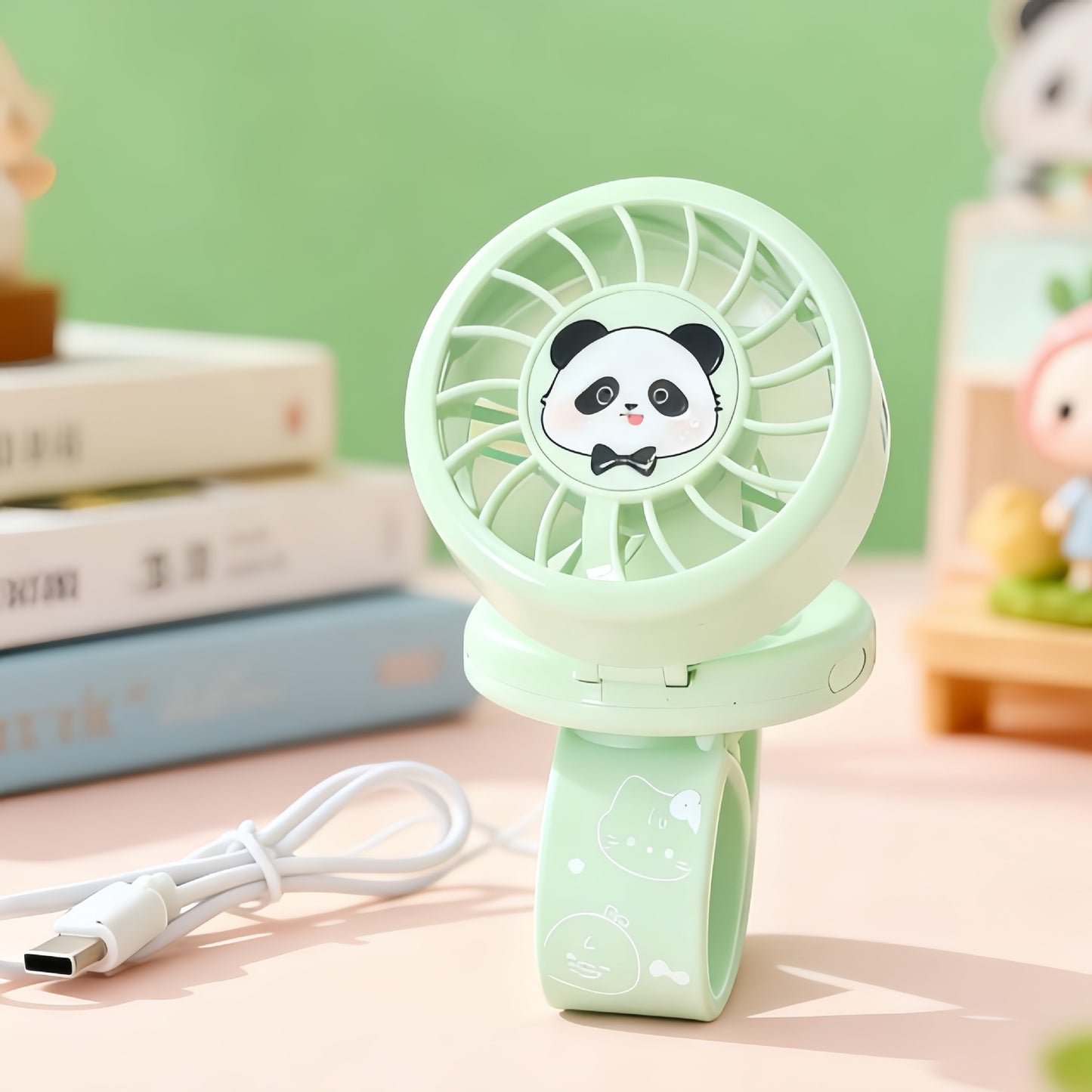 Damen Tragbarer Sprüh-Handventilator im süßen Enten-Design Brehn