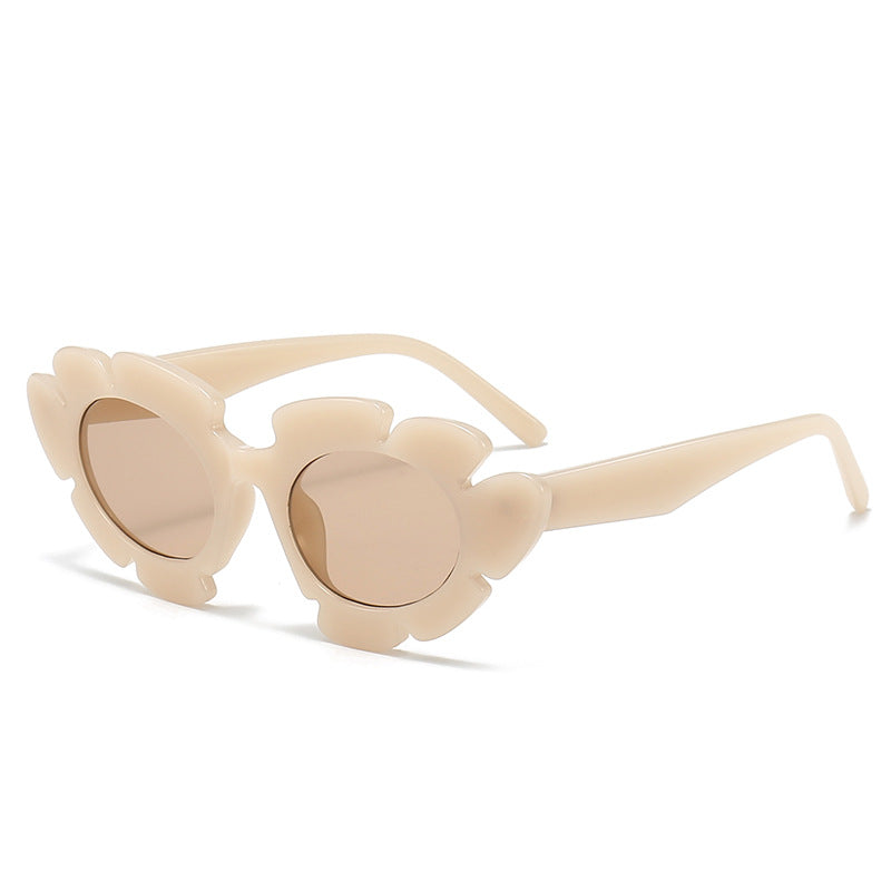 Damen Blütenförmige Sonnenbrille mit hochwertigem UV-Schutz Brehn