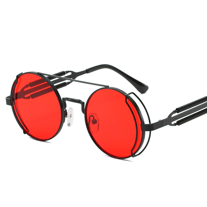 Damen modische Vintage-Sonnenbrille mit innovativem Drahtdesign Brehn