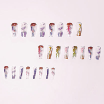 Floral Dipped Nail Art Brehn