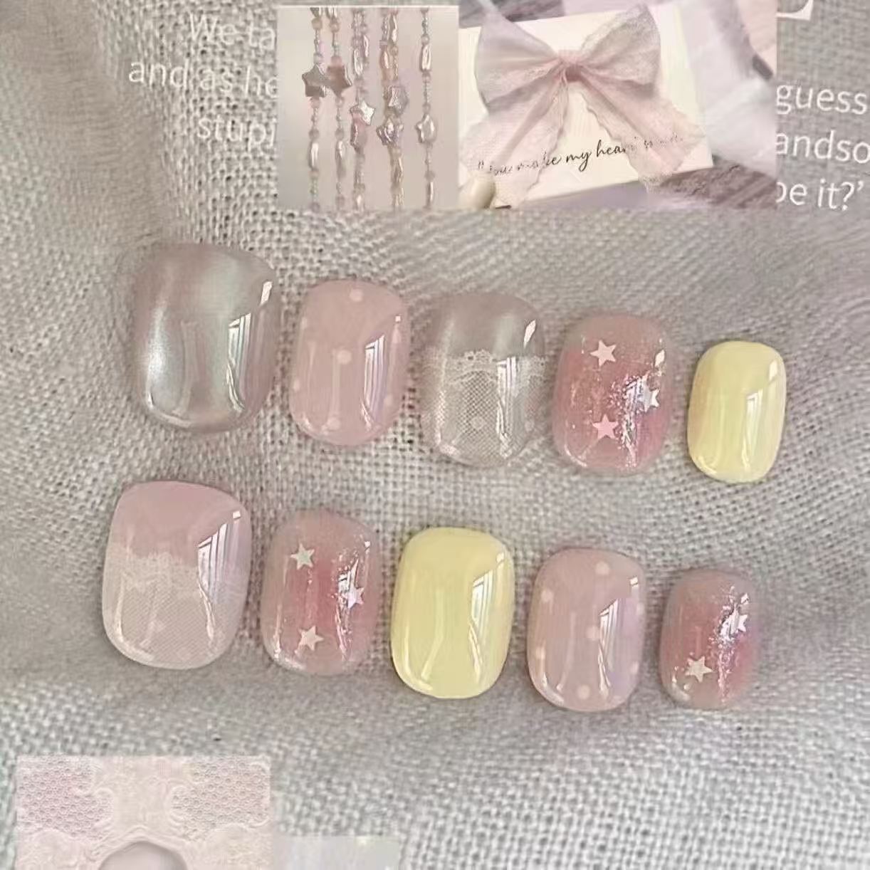 Soft Touch Press-On Nail Set Brehn
