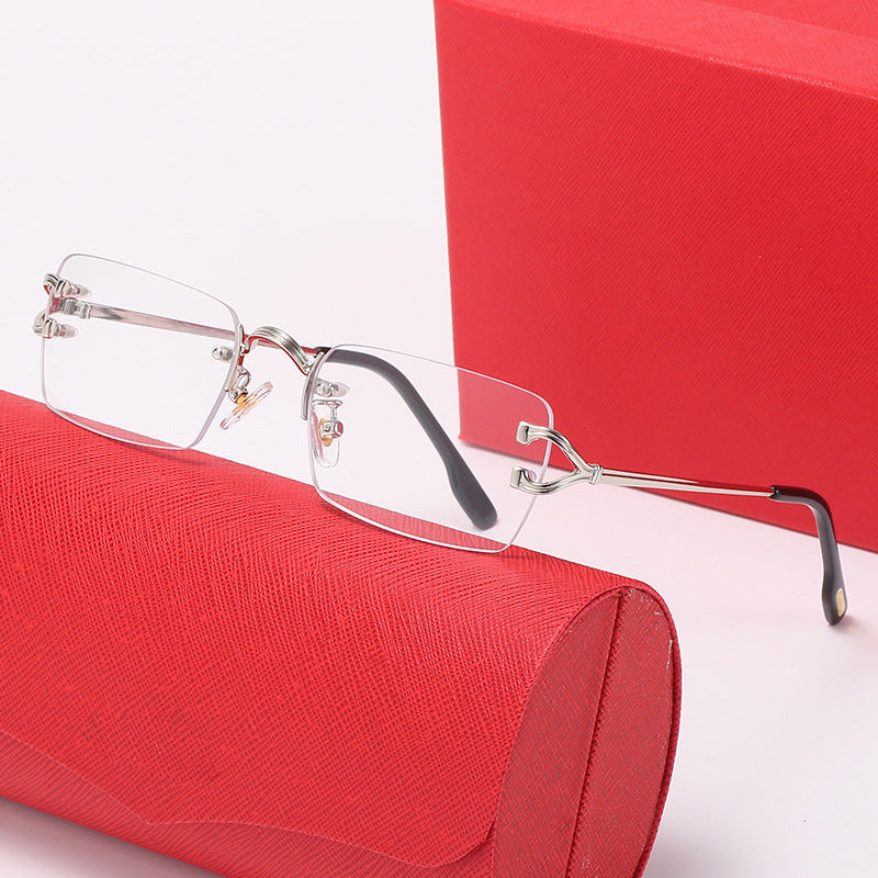 Damen modische Korrektionsbrille mit elegantem Metallrahmen und komfortablen Nasenpads Brehn