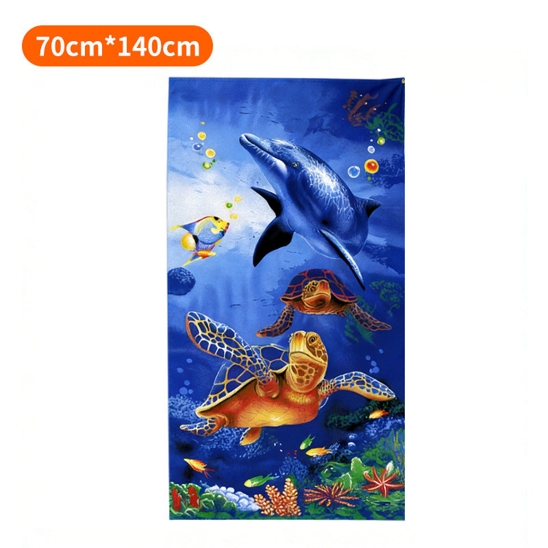 Strandtuch mit tropischem Flamingo-Design Brehn