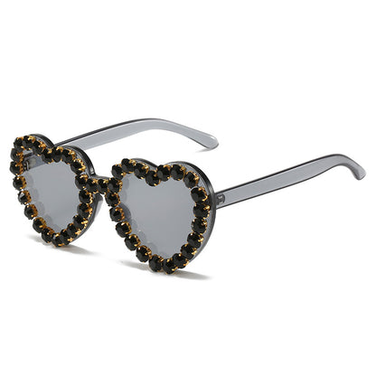 Herzförmige Glamour Sonnenbrille Brehn