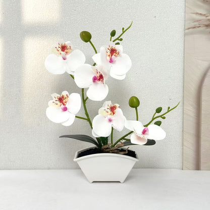 Elegante künstliche Orchideenpflanze für die Wohnkultur drinnen