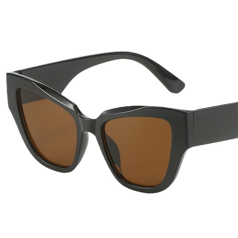 Damen Cat-Eye-Sonnenbrille mit extravagantem Leopardenmuster Brehn