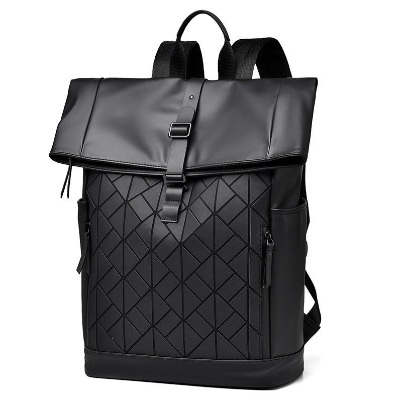 Geometrisch gemusterter urbaner Rucksack Brehn