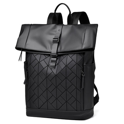 Geometrisch gemusterter urbaner Rucksack Brehn
