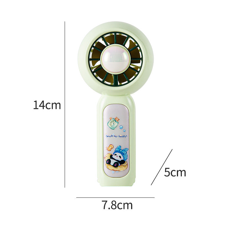Damen Tragbarer Handventilator mit niedlichem Panda-Motiv Brehn