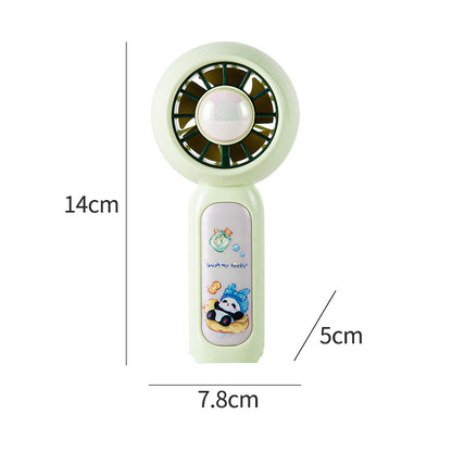 Damen Tragbarer Handventilator mit niedlichem Panda-Motiv Brehn