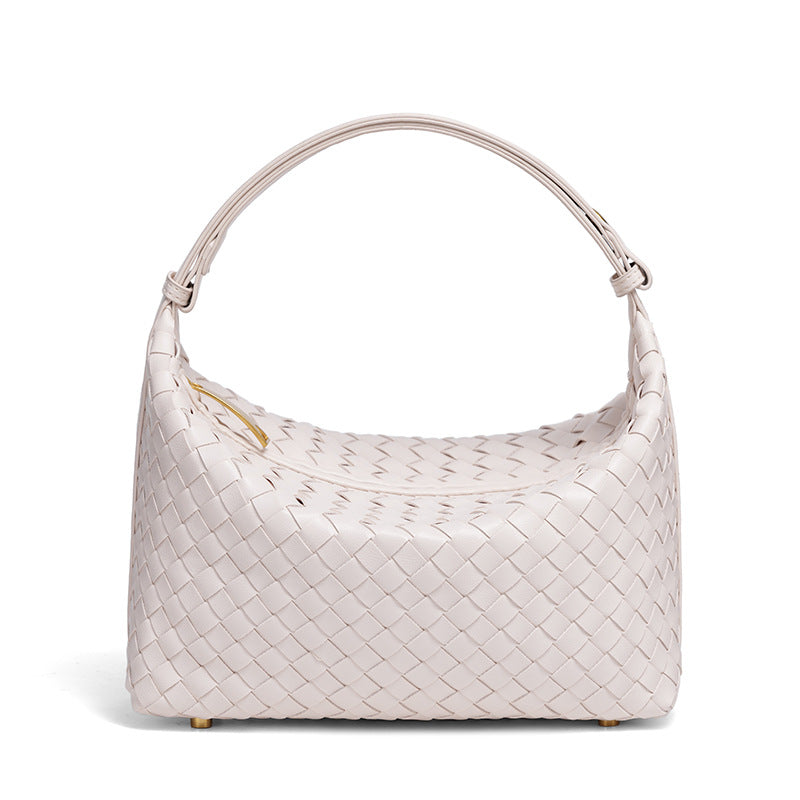 Geflochtene Vegane Leder Schultertasche Brehn