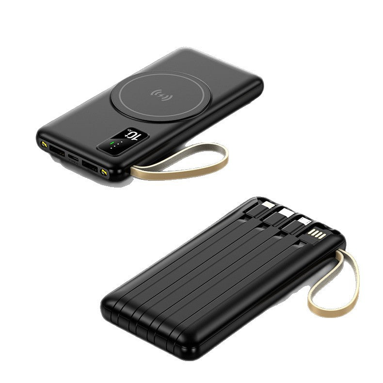 Kabellose Powerbank mit Innovativer Induktionsladung und Digitaler Ladeanzeige Brehn